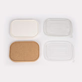 Kraft Paper Rectangle Lid, avoid leaks, durable, warming, biodegradable, paper flat lids, freshness, takeout, Packaging, easy visibility, food safe, avoid leaks, high-quality, dinnerware, recyclable lids, Ecosmart, sustainable, coffee, tea